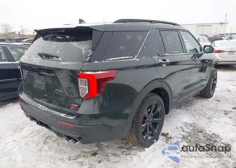 2022 Ford Explorer St из США, поврежденный, VIN 1FM5K8GC2NGB47364
